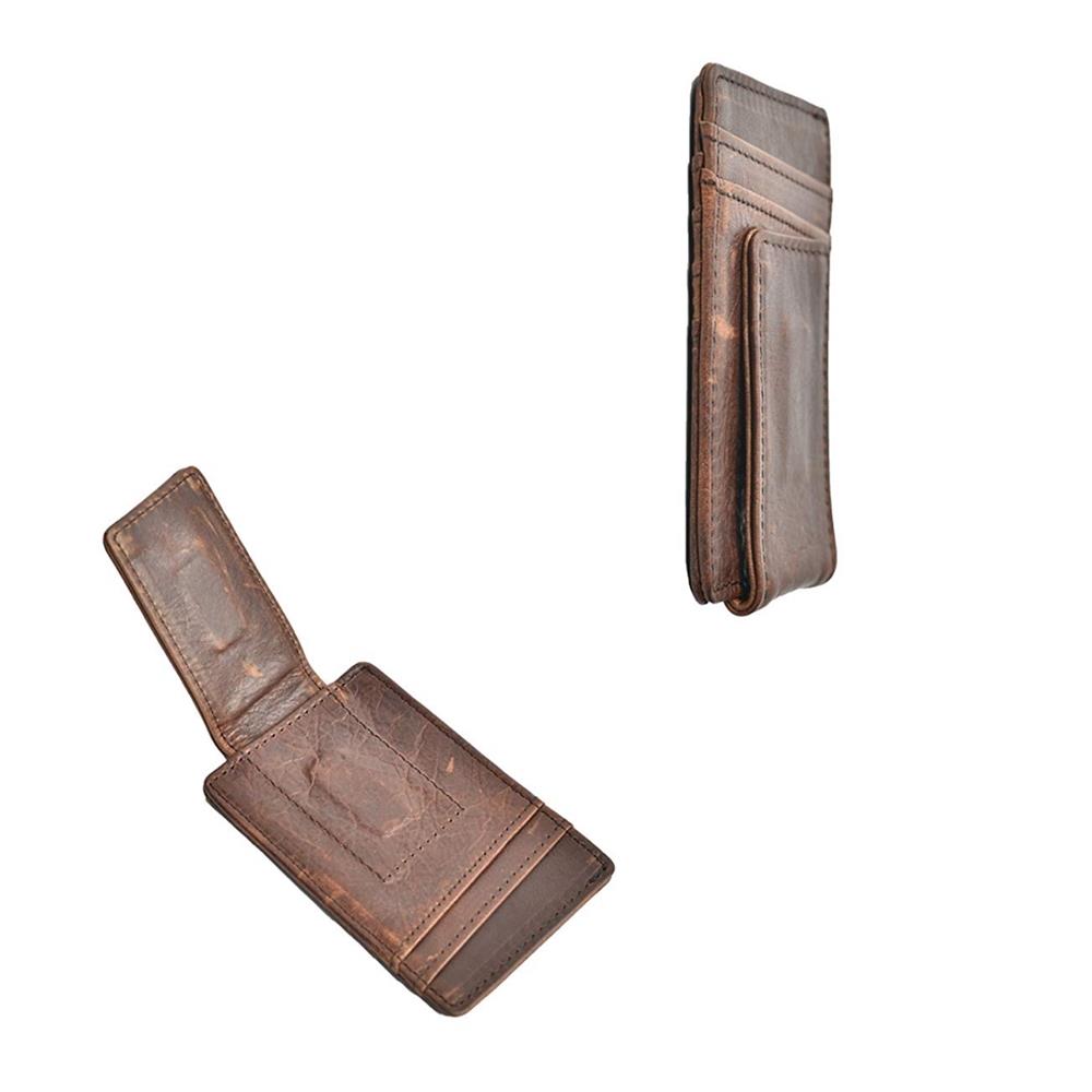 চামড়া কার্ড ধারক এবং মান ক্লিপ -5 Leather Card Holder And Money Clip-5