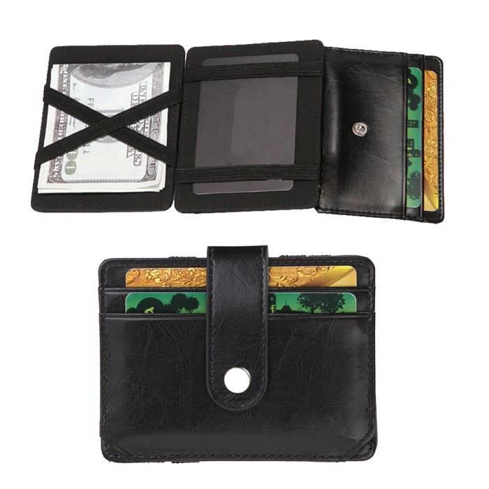 Leather Magic Wallet Card Case