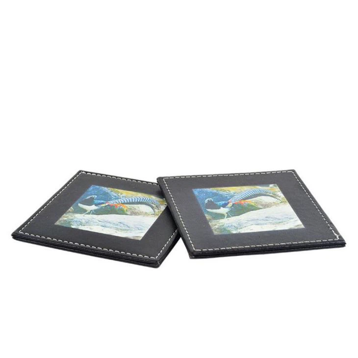 Printing Leather Cup Mat Printing Leather Cup Mat