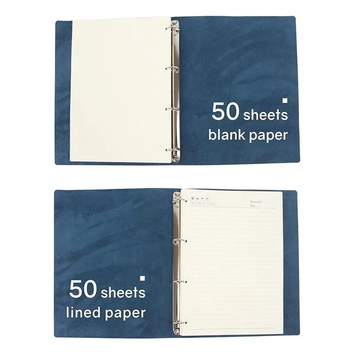 Galaxy Blue Vintage Refillable Journal