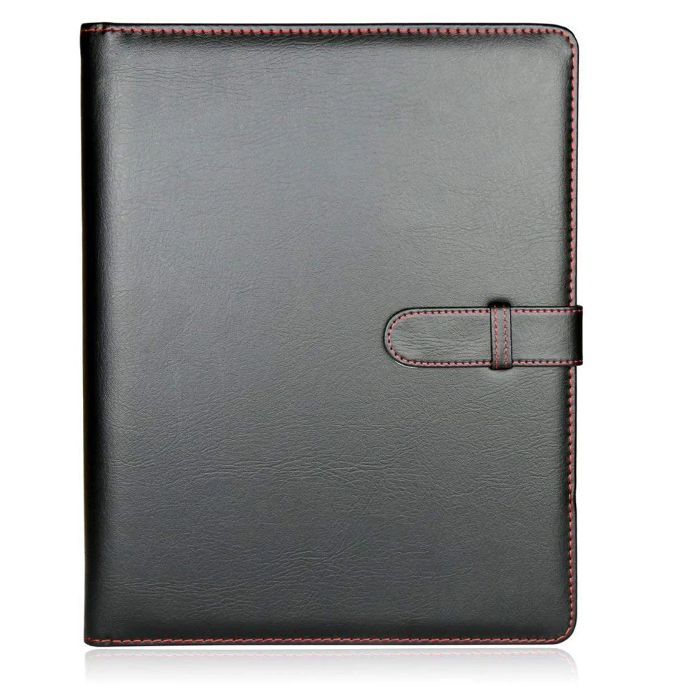 Black Leather File Folder Black Leather File Folder