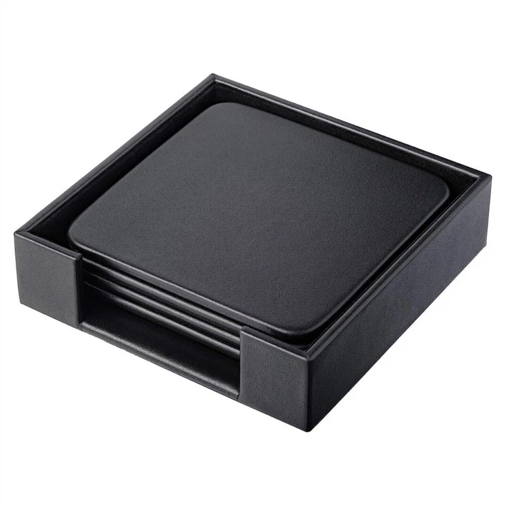 Square PU Leather Coaster Square PU Leather Coaster
